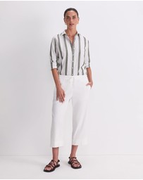 Sportscraft - Rosa Crop Linen Pant