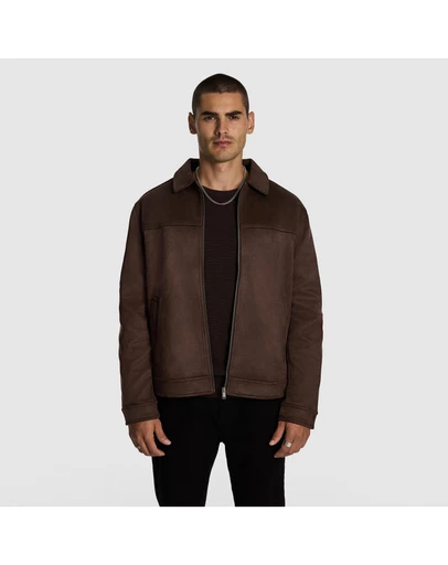 yd. - Sutherland Faux Suede Jacket