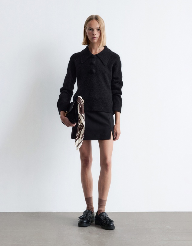 & Other Stories - Alpaca-Blend Collared Jumper