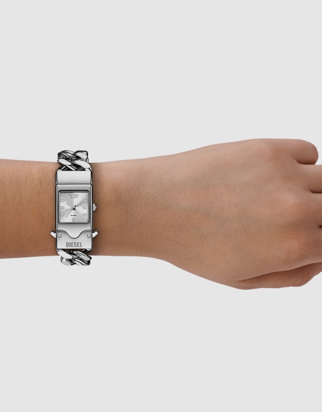 Diesel - Closer Silver Tone Analogue Watch