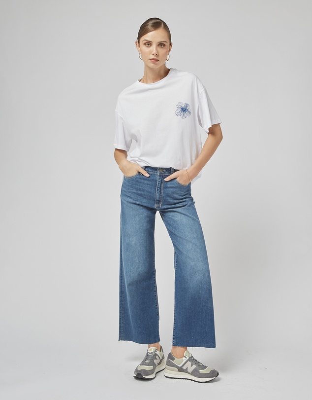 DRICOPER DENIM - Amy White FL Printed Tee