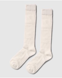 Belle & Bloom - Midnights 2 Pack Socks - White