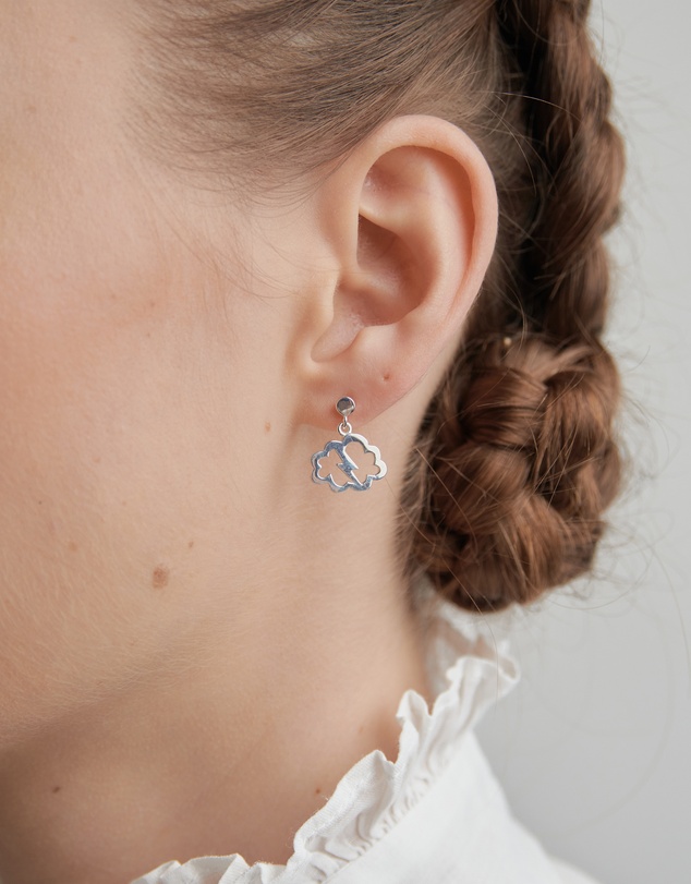 Karen Walker - Lightning Bolt Earrings