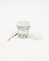 itti bitti - Bamboo Reusable Baby Cino Cup With 2 Straws - Avocuddles