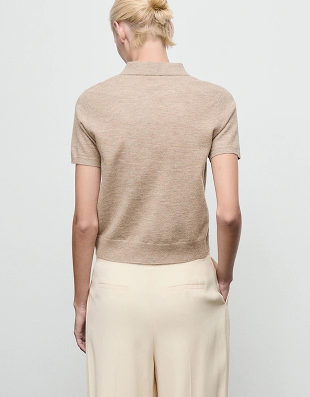 M.N.G - Argyle Polo-Neck Sweater