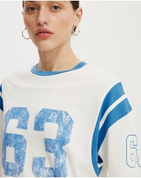 Cotton On - 3/4 Sleeve Graphic Tee