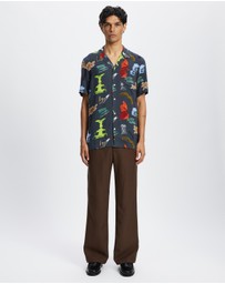 Scotch & Soda - Regular Fit SS AOP Viscose Shirt