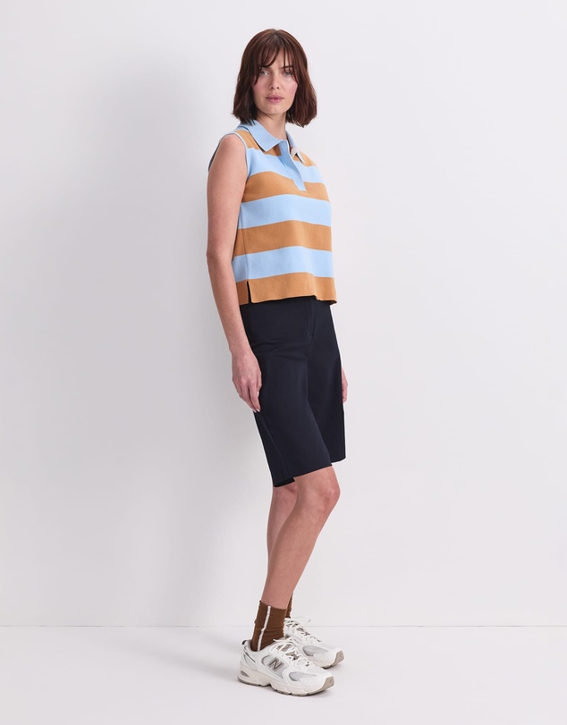 Sportscraft - Knit Sleeveless Polo Tank