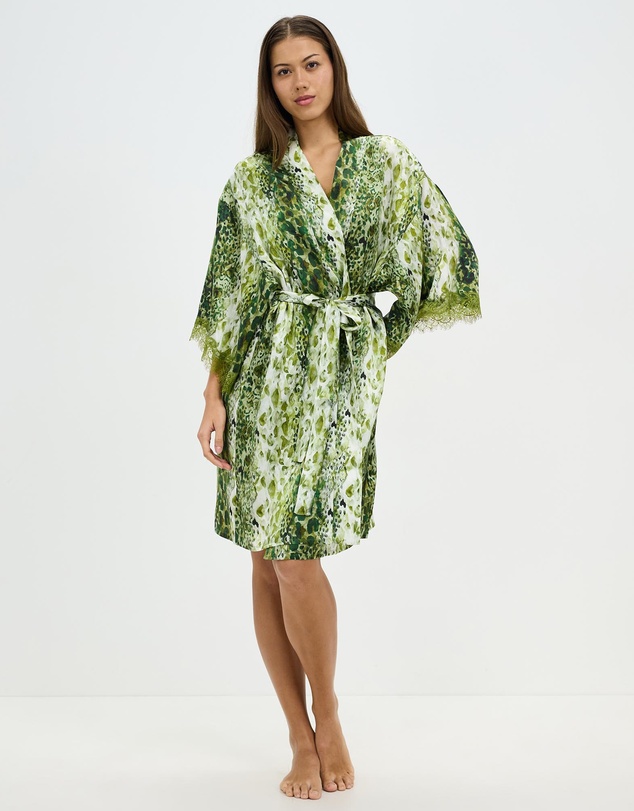 Sainted Sisters - Scarlett Silk Kimono