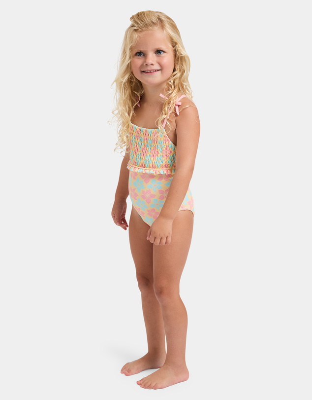 Billabong - Girls 2 to 7 Sun Petals One Piece Swimsuit
