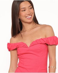 Petal & Pup - Lily Mini Dress - Berry