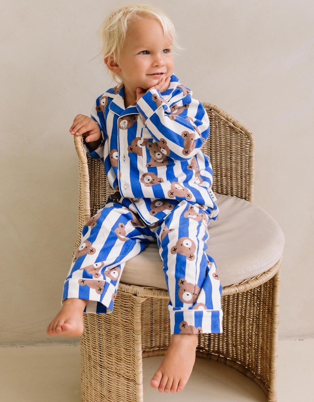 Huxbaby - Hux Stripe Flannel Pyjama - Babies-Kids