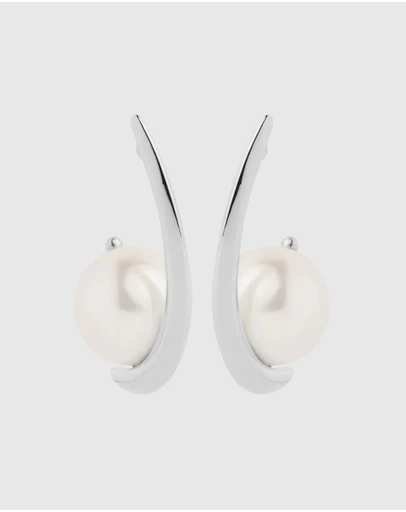 Najo - Mariselle Silver Pearl Earring
