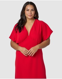 Pink Dusk by Curve Project - Scorching Maxi Dress