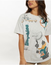 Vintage by The Real Deal - Pre Loved - 1993 NFL Miami Dolphins x Looney Tunes Tee