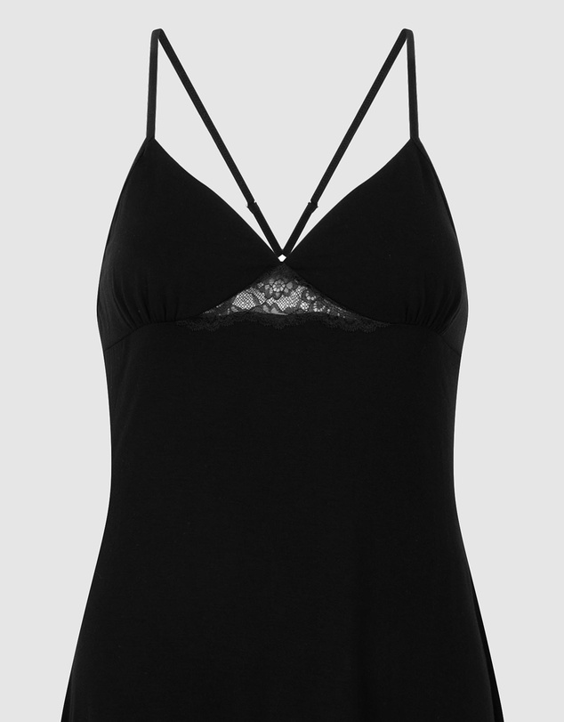 Hunkemoller - SD Jersey Lace Back Detail Dress