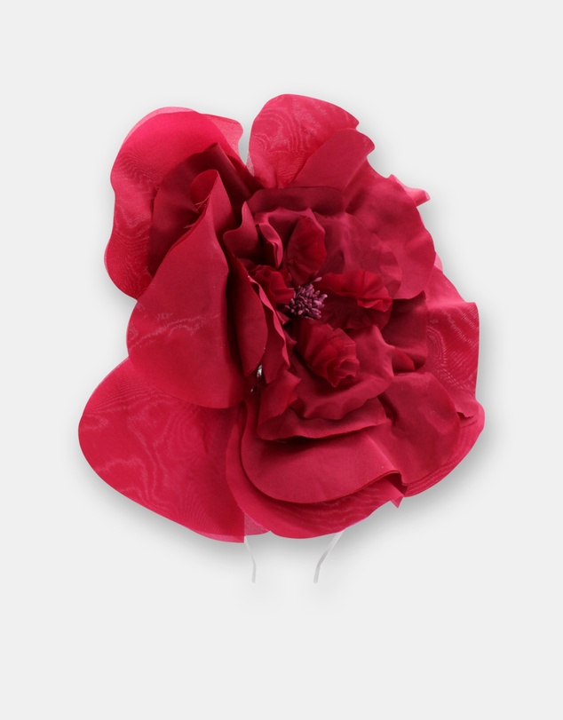 Morgan & Taylor - Cindy Fascinator in Burgundy Red