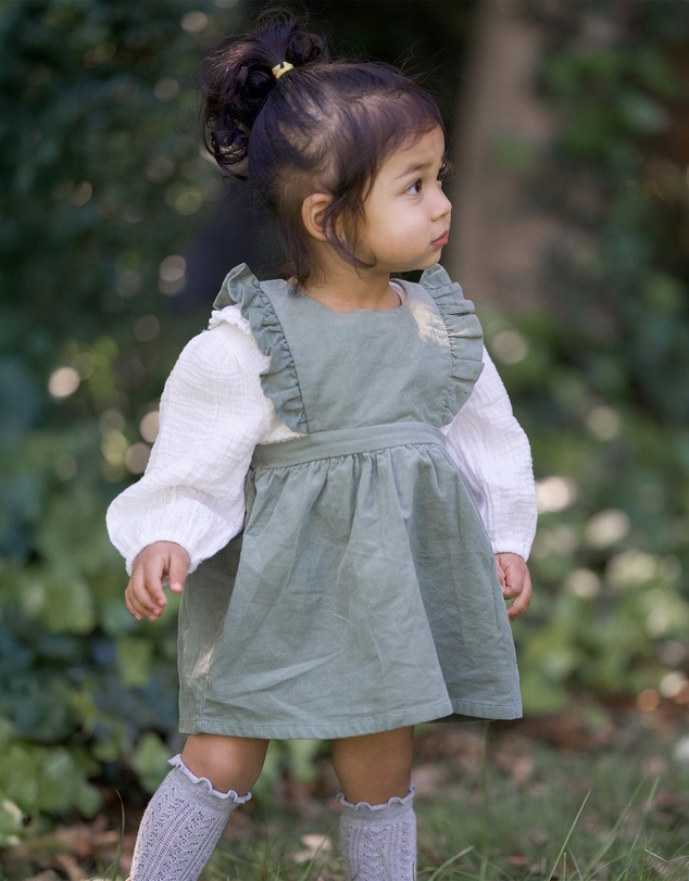 Toshi - Baby Pinafore Corduroy Quincy