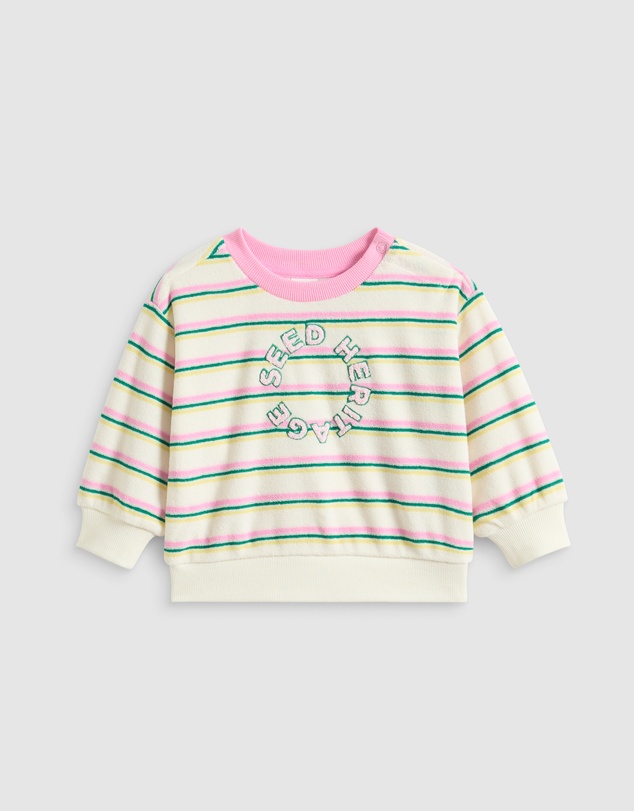 Seed Heritage - Stripe Toweling Sweat