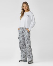 Lorna Jane - Lotus Waffle Long Sleeve Top
