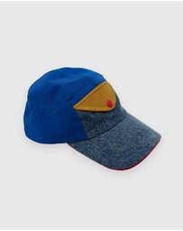 Goldie + Ace - Colour Block Vintage Denim Cap - Babies-Kids