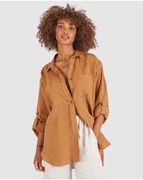 CAMIXA - Luna Oversize Linen Shirt