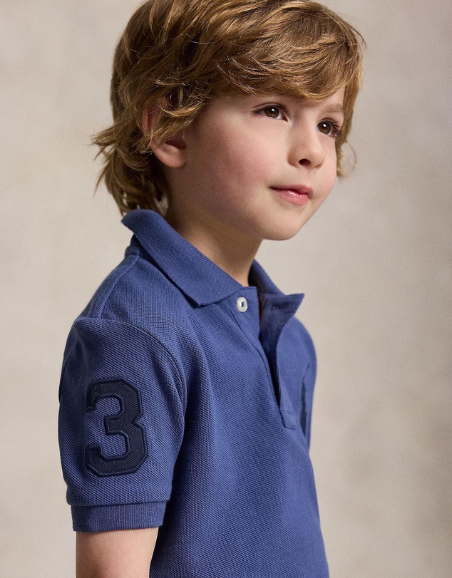 Polo Ralph Lauren - Big Pony Cotton Mesh Polo Shirt - Kids