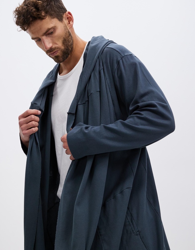 Surrounded By Ghosts - The Aikinite Hooded Rib Knit Cardigan