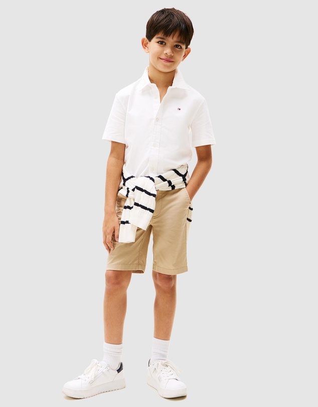 Tommy Hilfiger - Short Sleeve Oxford Shirt - Kids
