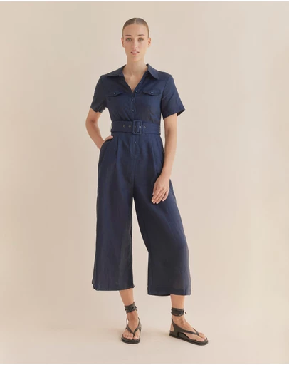 Amelius - Portsea Linen Jumpsuit