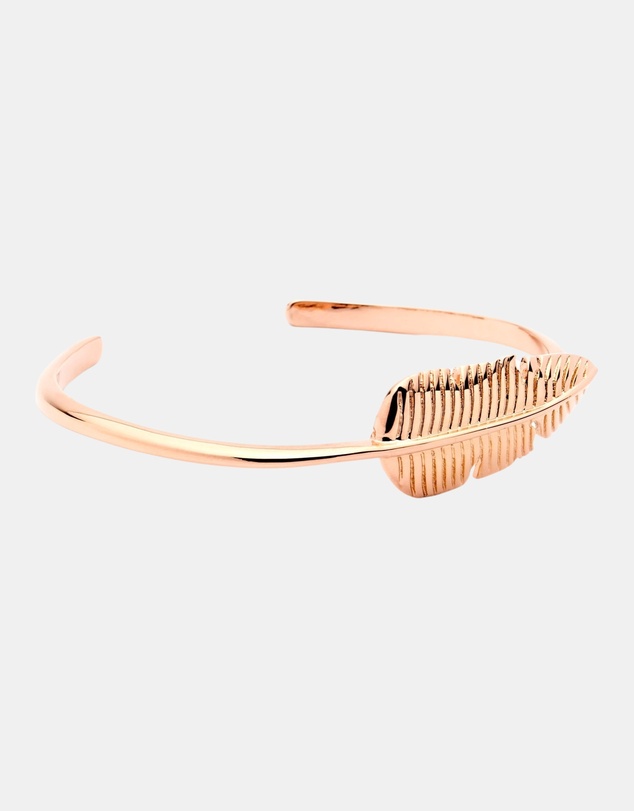 Pastiche - Wilderness Cuff 14k Rose Gold plated Stainless Steel bracelet
