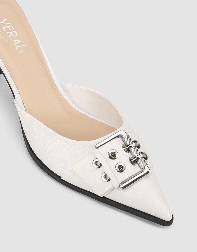 Verali - Sez Buckle Stiletto Mules
