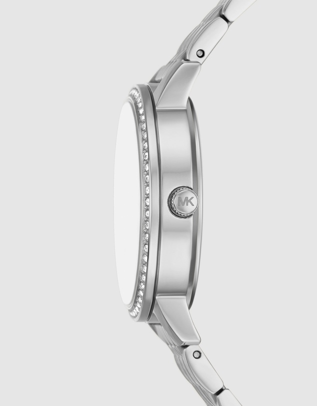 Michael Kors - Melissa Silver Tone Chronograph Watch
