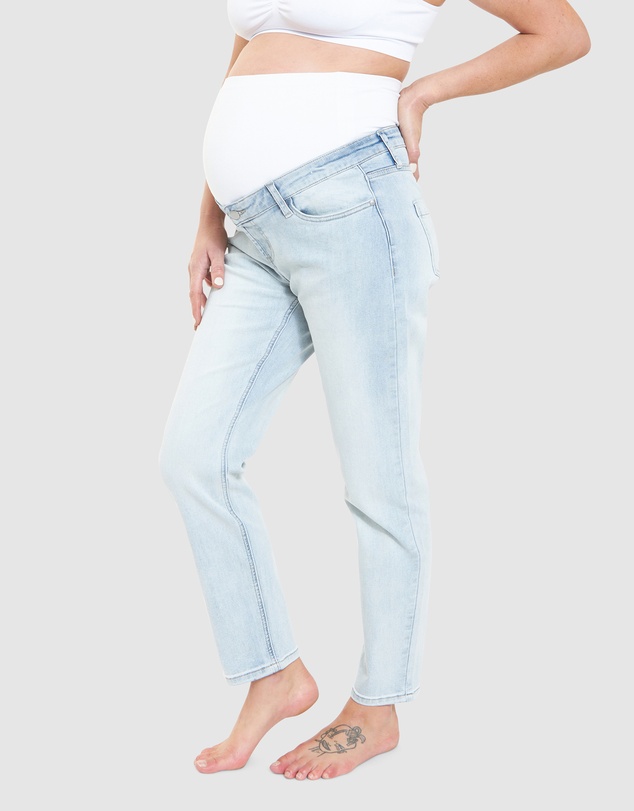 Ripe Maternity - Hunter Over Bump Crop Jean