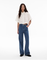 Witchery - Linen Crop Shirt