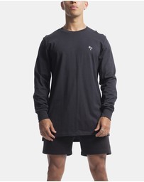 Vacancy Co - Palm Embroidery Long Sleeve Tee