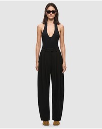 MISHA - Mezzaluna Pleated Barrell Leg Trousers