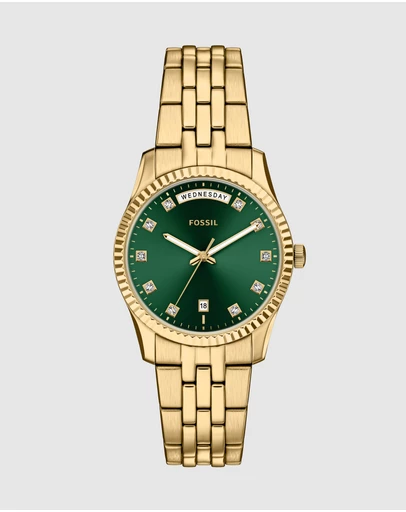 Fossil - Scarlette Gold Tone Analogue Watch