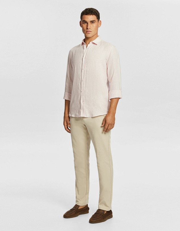 yd. - West Hampton Pure Linen Shirt