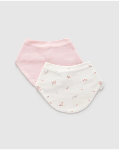 Purebaby - 2 Pack Essential Dribble Bib-Babies