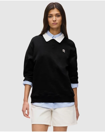 Karl Lagerfeld - Ikon Collar Sweatshirt
