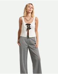 Brixton - Magnolia Tie Top
