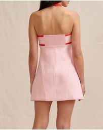 BY JOHNNY. - Wisteria Halter Mini Dress