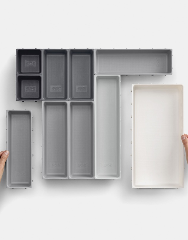 Joseph Joseph - Blox™ 10-piece Drawer Organiser Set (Grey)
