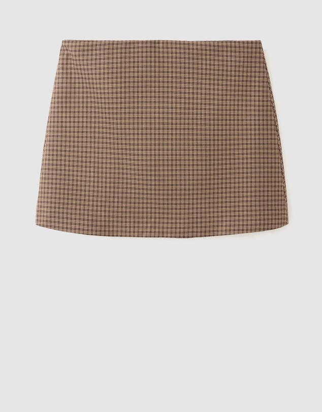 M.N.G - Houndstooth Short Skirt