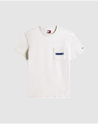 Tommy Jeans - Back Logo Slim Crew Neck T-Shirt