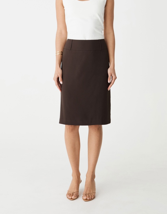 Forcast - Veronica Straight Crepe Skirt