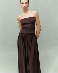 M.N.G - Combined Strapless Dress