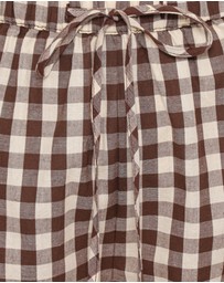 Petal & Pup - Rory Shorts - Brown Gingham