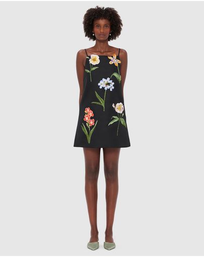 Botanical Print in Ebony